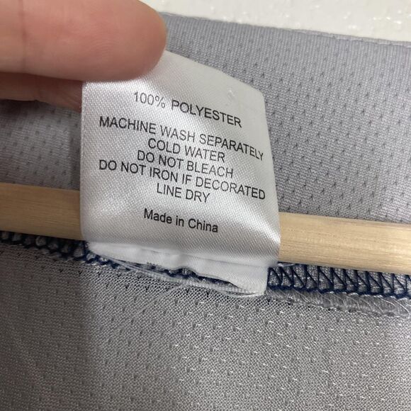 San Diego Padres Jersey Mens Large Gray Navy MLB Baseball Carlos Quentin 18 - Picture 14 of 14